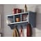 Alaterre Furniture Country Cottage Coat Hook with Storage Cubbies, Blue Antique Finish ACCA04BA - alternate 3
